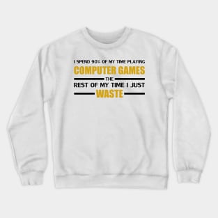 Computer Gaming Gold Crewneck Sweatshirt